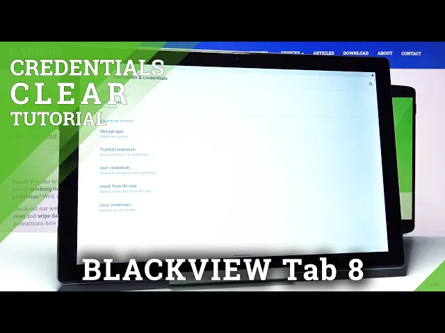 Video thumbnail for How to Clear Credentials on BLACKVIEW Tab 8 – Clear All Licenses
