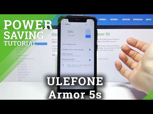 Video thumbnail for How to Turn On Power Saving Mode in ULEFONE Armor 5s – Find Battery Saver