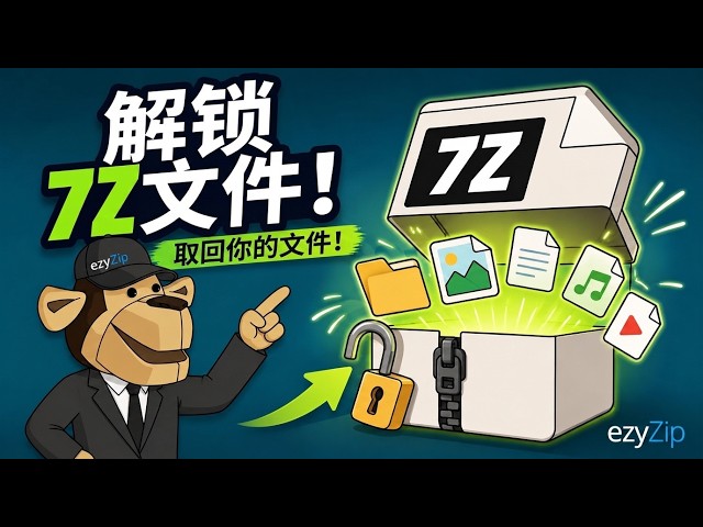 Video thumbnail for 📦 如何在线免费破解7Z密码 | 恢复加密的7Z文件