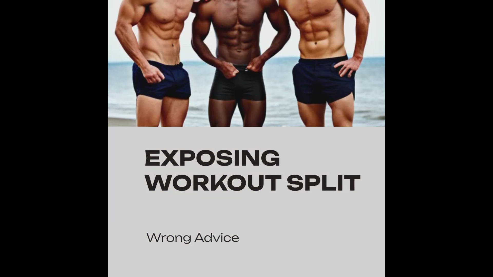 'Video thumbnail for Exposing Workout Split Wrong Advice'