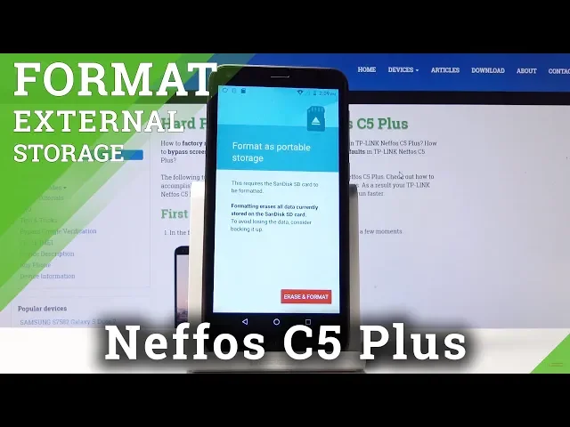 Video thumbnail for How to Format SD Card in TP-LINK Neffos C5 Plus - Fix Memory Card