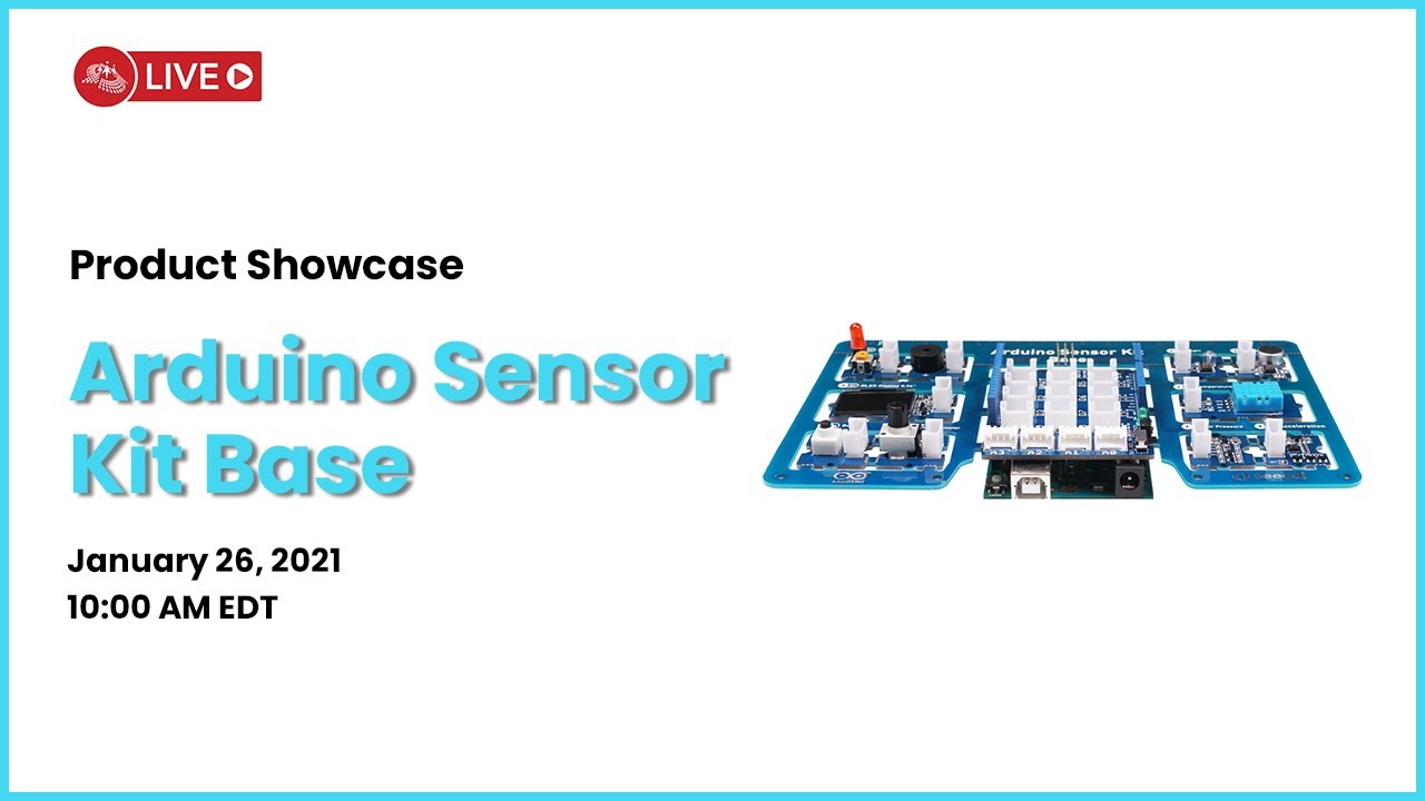 'Video thumbnail for #Arduino Sensor Kit Base - Product Showcase'