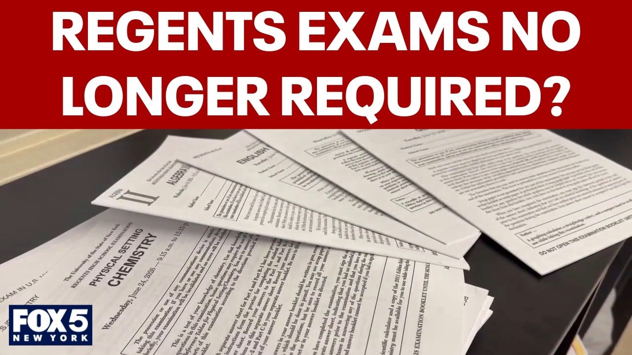 Video thumbnail for NY ends Regents exams as graduation requirement