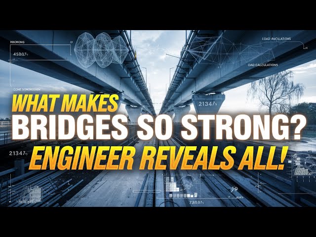 Video thumbnail for What Makes Bridges so Strong? - (Structural Engineer Explains)