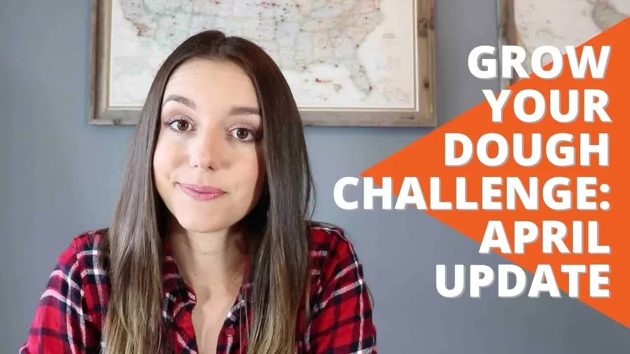 Video thumbnail for debt free millennials: grow your dough challenge: april update reveals 14.7% investment increase!