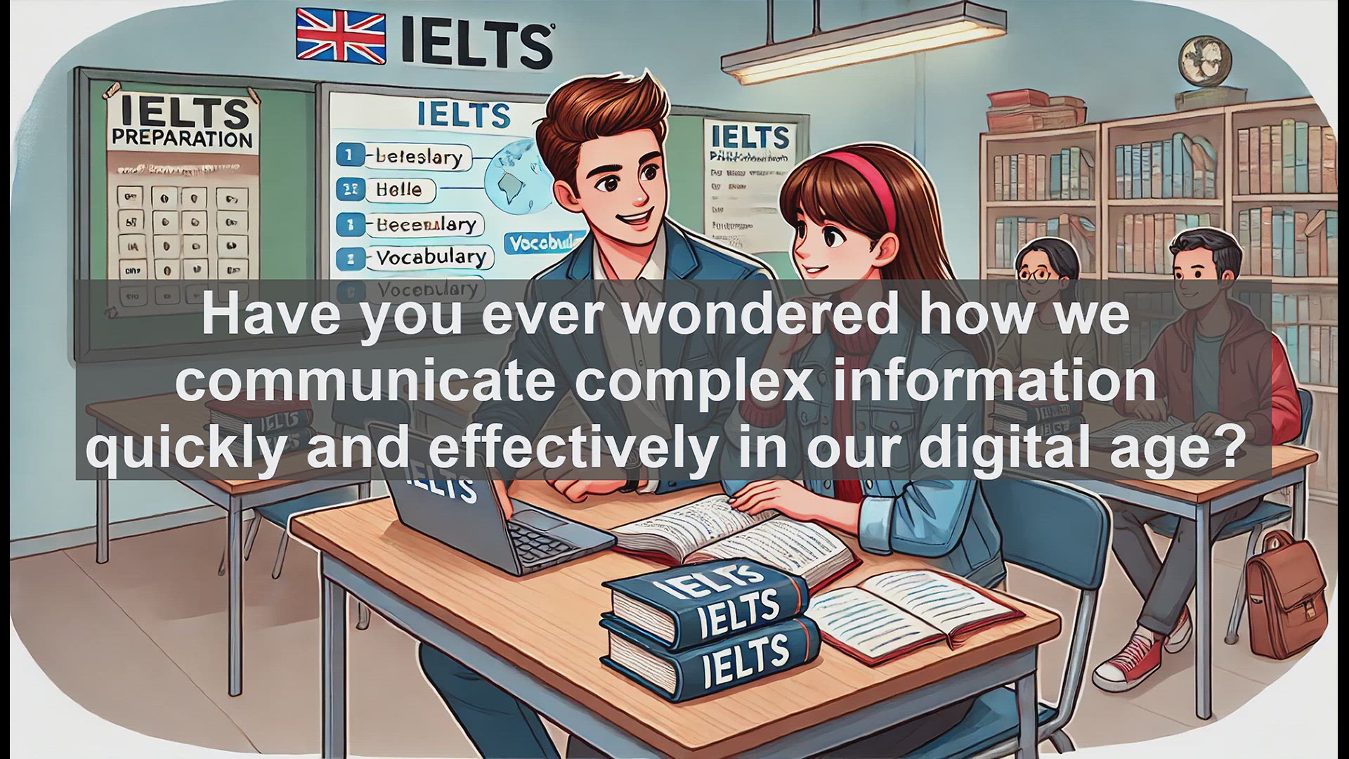 'Video thumbnail for 2500 Must Know IELTS 6.5 Vocabulary - Graphics: A Key Word for IELTS Success'