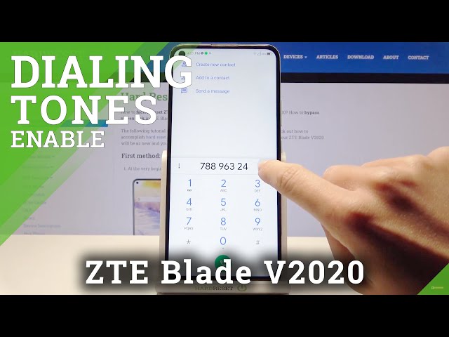 Video thumbnail for How to Enable Dial Pad Tones in ZTE Blade v2020 – Find Dialer Sound Settings