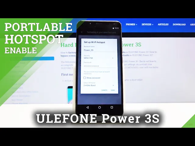 Video thumbnail for How to Share Wi-Fi in ULEFONE Power 3S - Portable Hotspot