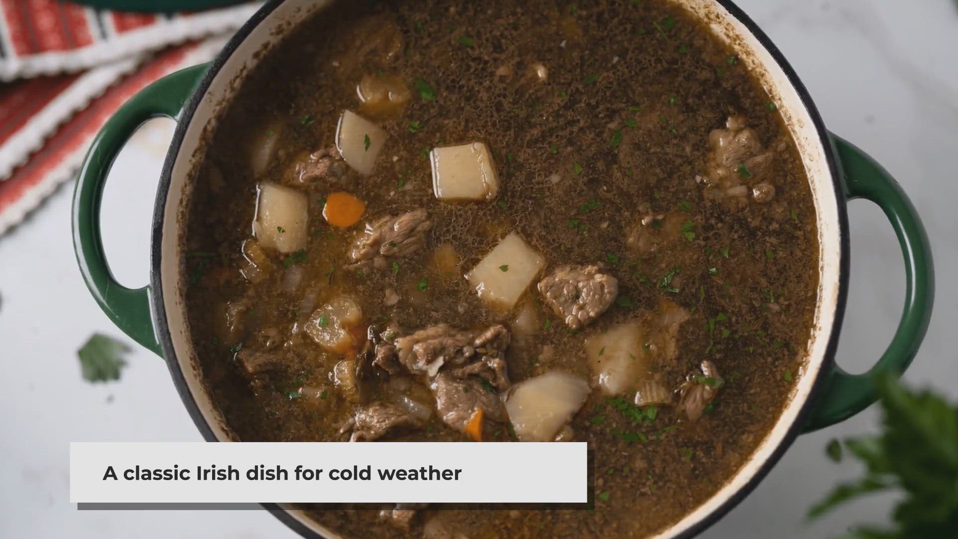 Video thumbnail for How to Make Authentic Irish Stew with Beef and Guinness