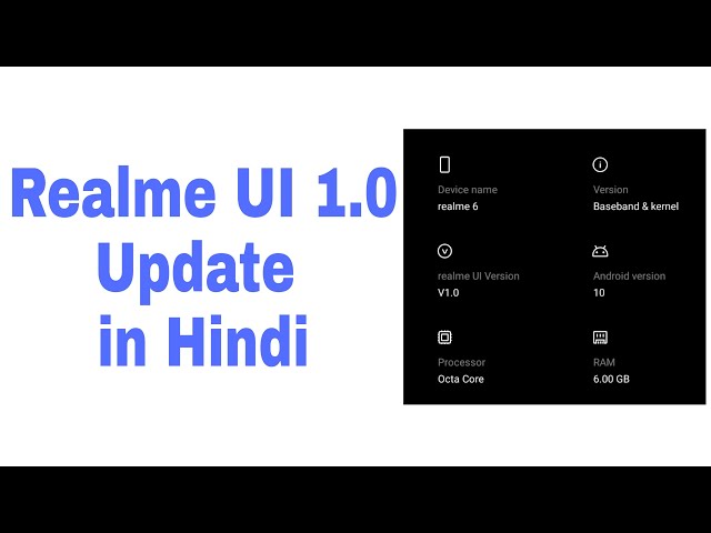 Video thumbnail for #RealmeUI1.0 REALME UI 1.0 UPDATE | How to update in your Phone | Hindi
