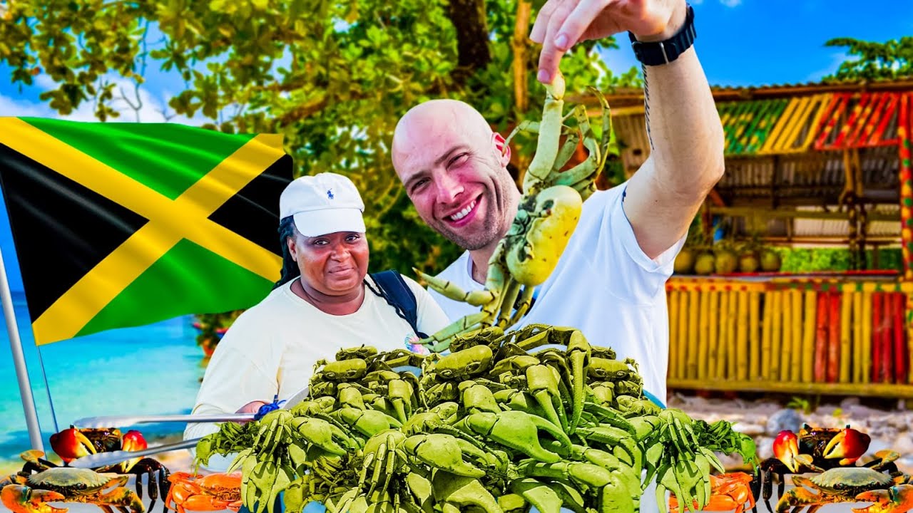 Video thumbnail for Jamaica, I'm Back For the Crabs! Best Food In Montego Bay!