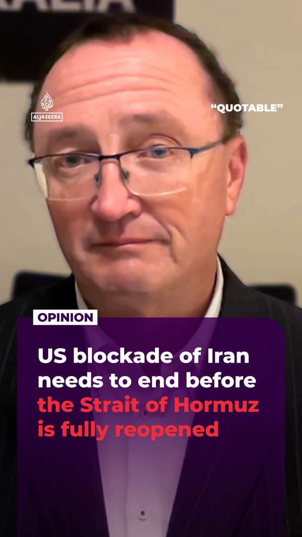 Video thumbnail for US blockade of Iran needs to end before the Strait of Hormuz is fully reopened