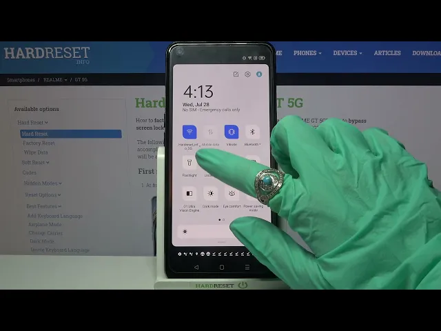 Video thumbnail for How to Switch On/Off Location of Realme GT 5G - Mange Location