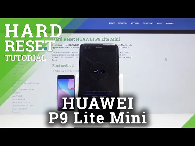 Video thumbnail for Hard Reset Huawei P9 Lite Mini - Bypass Screen Protection