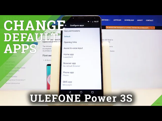 Video thumbnail for How to Change Default Apps in ULEFONE Power 3S – Change Defaults