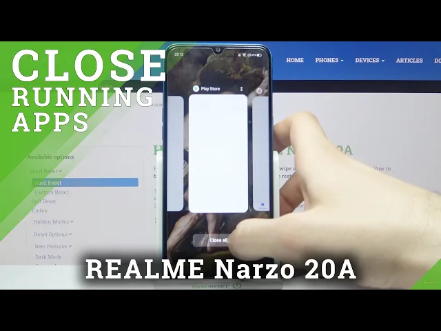 Video thumbnail for REALME Narzo 20A and Background Apps - Turn Off Running Apps