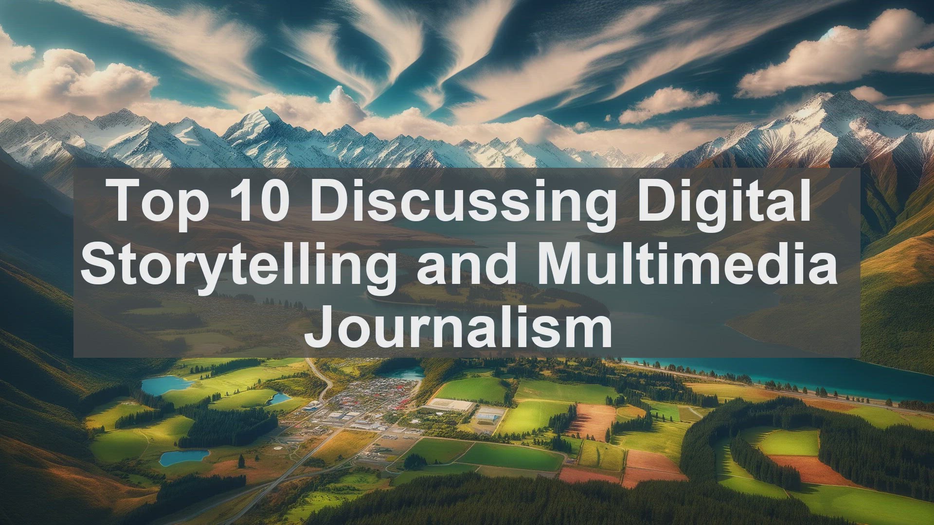 'Video thumbnail for Top 10 Discussing Digital Storytelling and Multimedia Journalism'