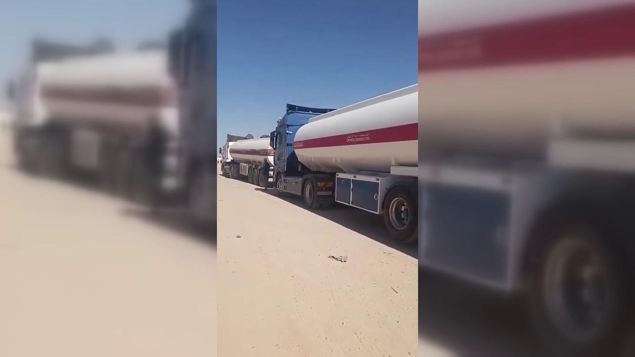 Video thumbnail for Syria: Security Crackdown Strands Iraqi Tankers At Syrian Border.