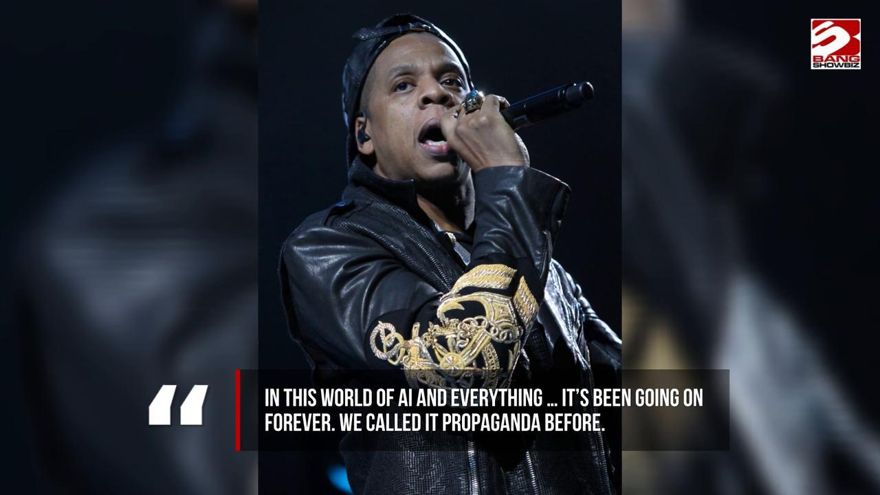 Video thumbnail for Jay-Z warns fans to remain aware and 'question everything' in the age of AI