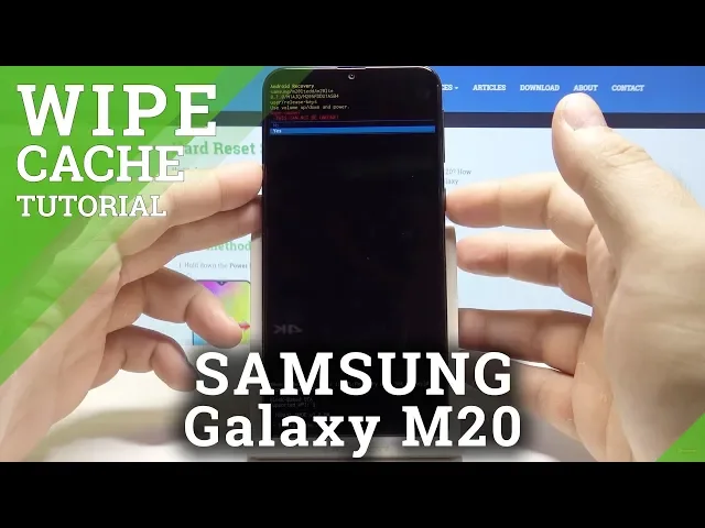 Video thumbnail for Delete Temporary Cache Files in SAMSUNG Galaxy M20 - Wipe Cache Partition