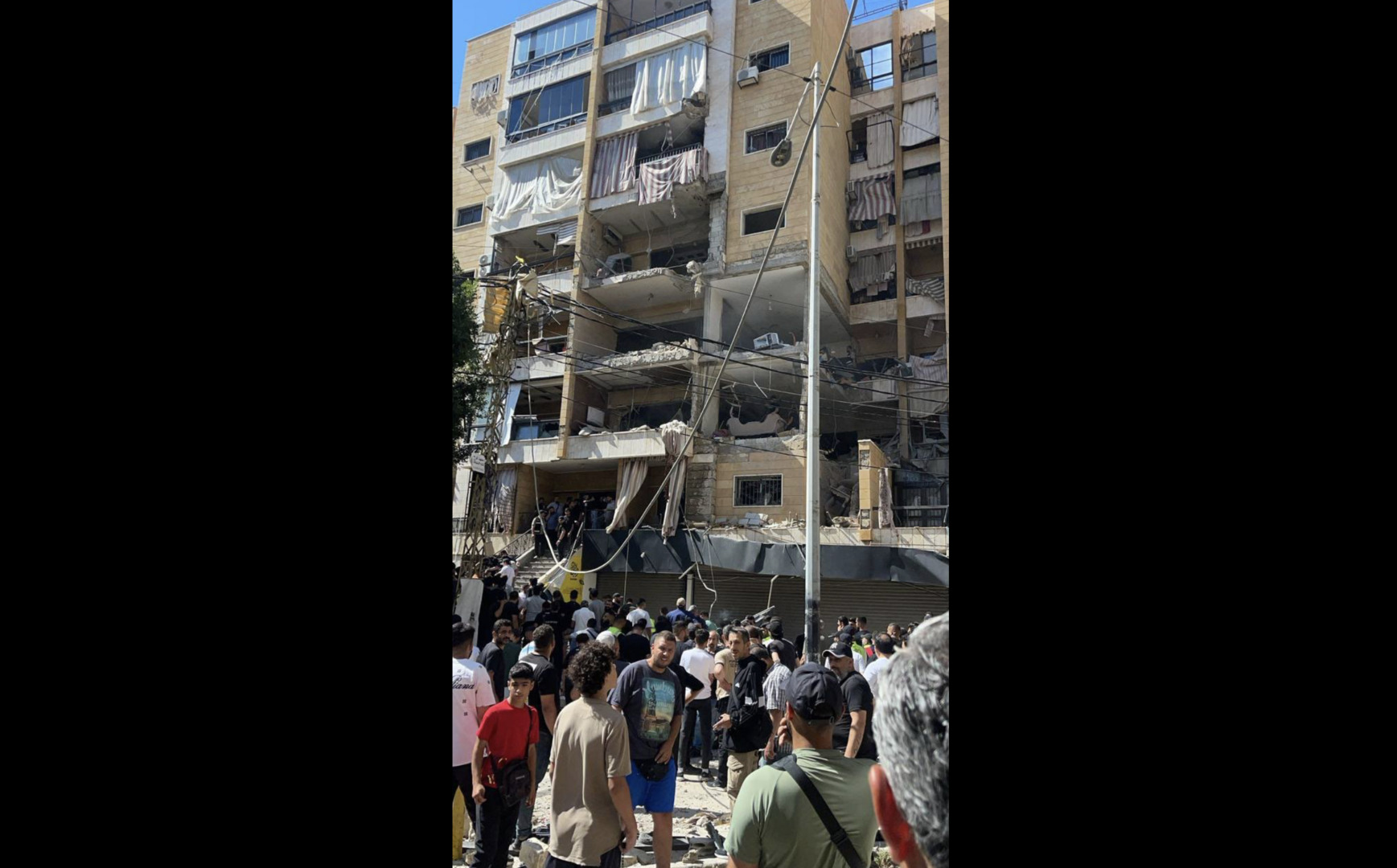 Video thumbnail for Israel strikes southern suburbs of Lebanon’s capital Beirut