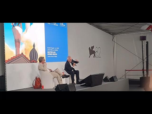 Video thumbnail for Venice Film Festival, interview with director Werner Herzog