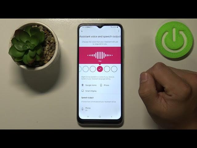 Video thumbnail for Samsung Galaxy A22 How To Change Google Assistant Voice