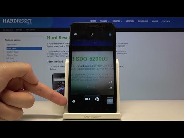 Video thumbnail for How to Turn On/Off Camera Shutter Sound on DENVER SDQ-52001G – Adjust Camera Sounds