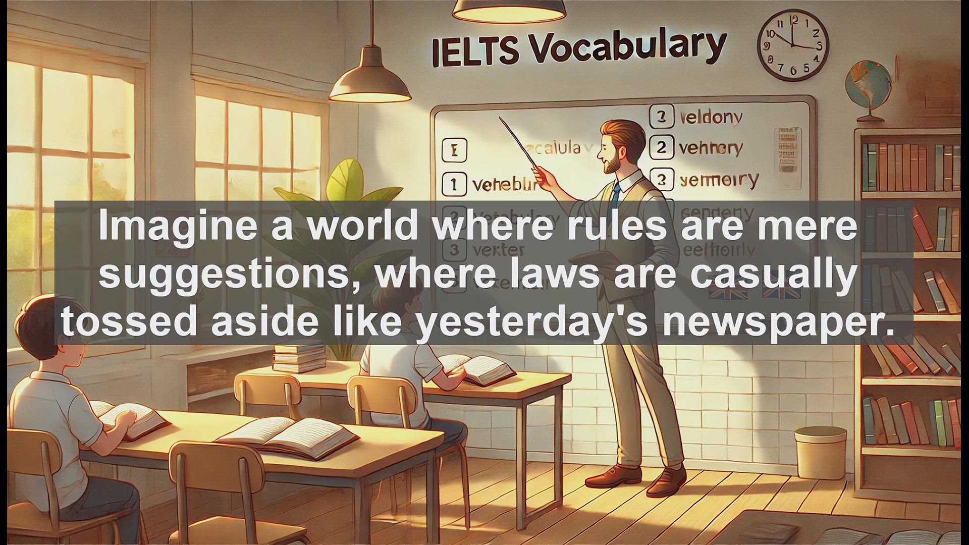 'Video thumbnail for 2000 Must Know IELTS 9.0 Vocabulary - Understanding 'Flout': A Powerful Verb for Advanced English'