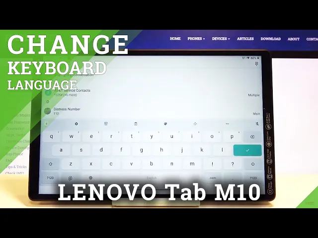 Video thumbnail for How to Change Keyboard Language in LENOVO Tab M10 – Find Keyboard Dictionary