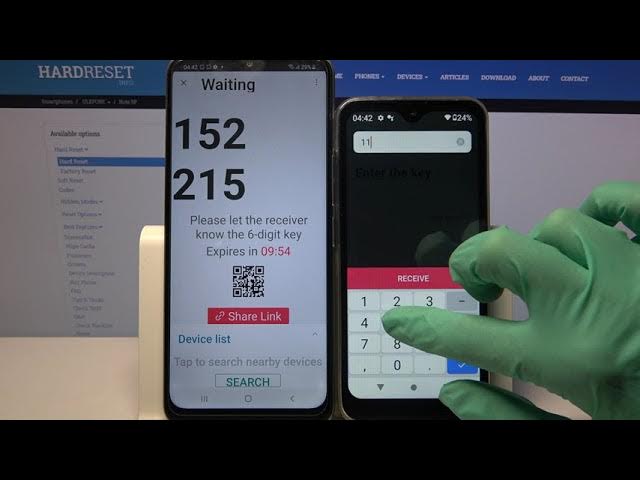 Video thumbnail for How to Move Data from SAMSUNG Phone to Ulefone Note 8P – Send Files Wirelessly / Transfer Data