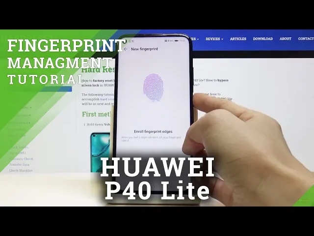 Video thumbnail for How to Add Fingerprint in HUAWEI P40 Lite – Screen Protection