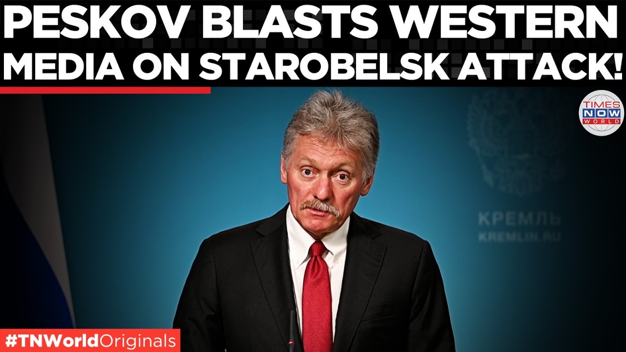 Video thumbnail for KREMLIN EXPLODES AT MEDIA: Peskov Slams BBC & CNN “Objectivity” After Deadly Starobelsk Strike