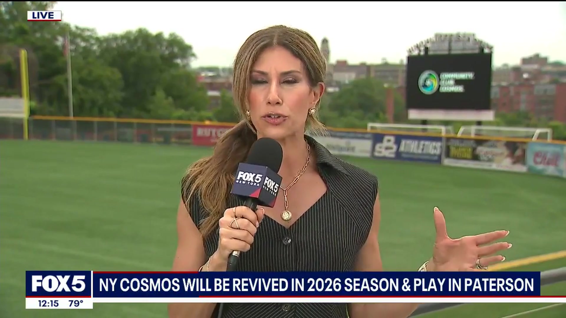 'Video thumbnail for New York Cosmos to play in Paterson, NJ'