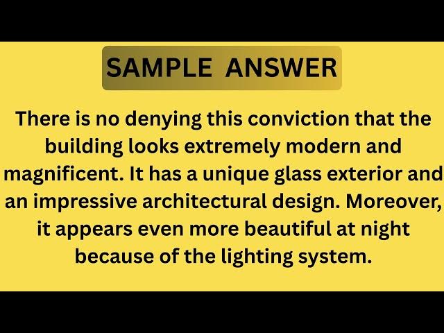 Video thumbnail for Describe a Tall Building You Like or Dislike | IELTS Speaking Cue Card 2026