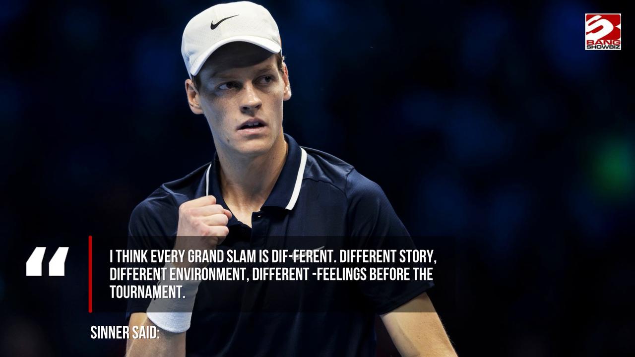 Video thumbnail for Jannik Sinner says defending his Wimbledon title means a lot