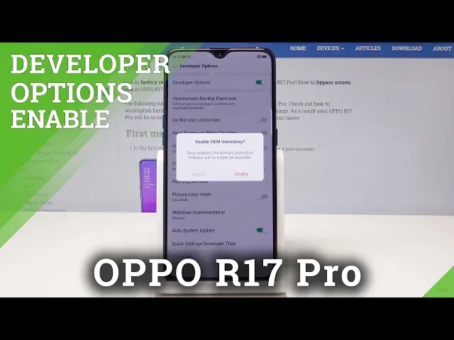 Video thumbnail for How to Enter Developer Options on OPPO R17 Pro - Enable Developer Mode