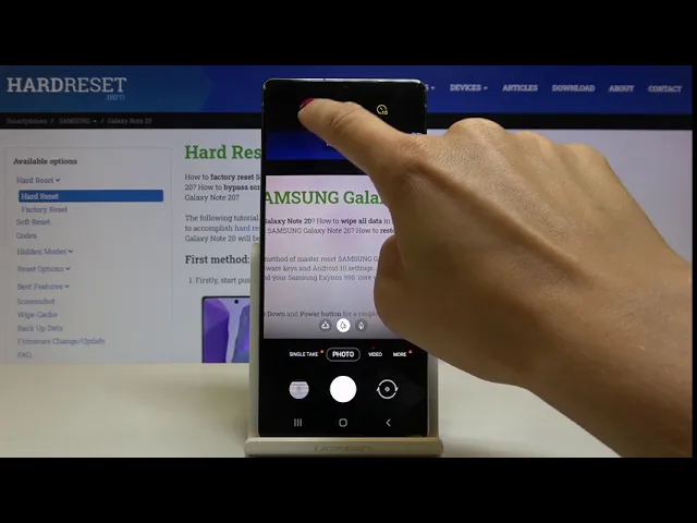 Video thumbnail for How to Change Camera Timer in SAMSUNG Galaxy Note 20 – Camera Customization