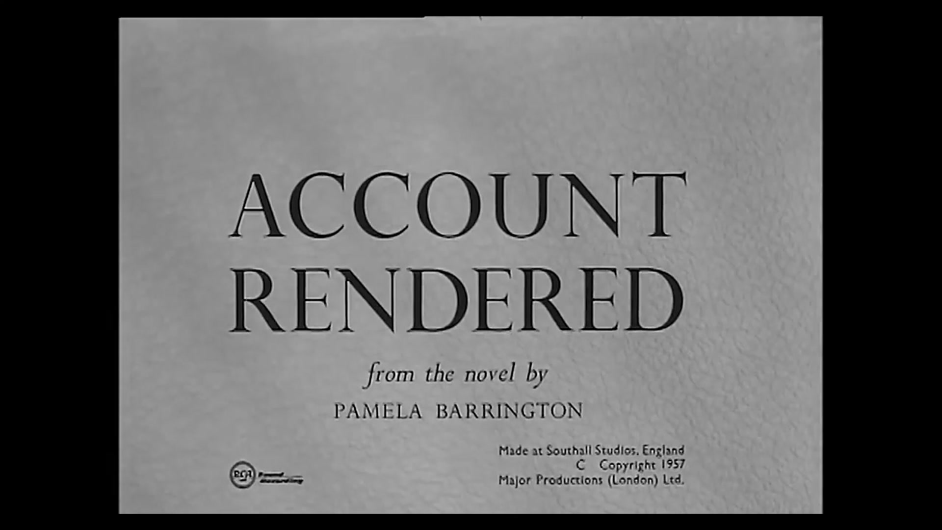 Video thumbnail for Account Rendered (1957)