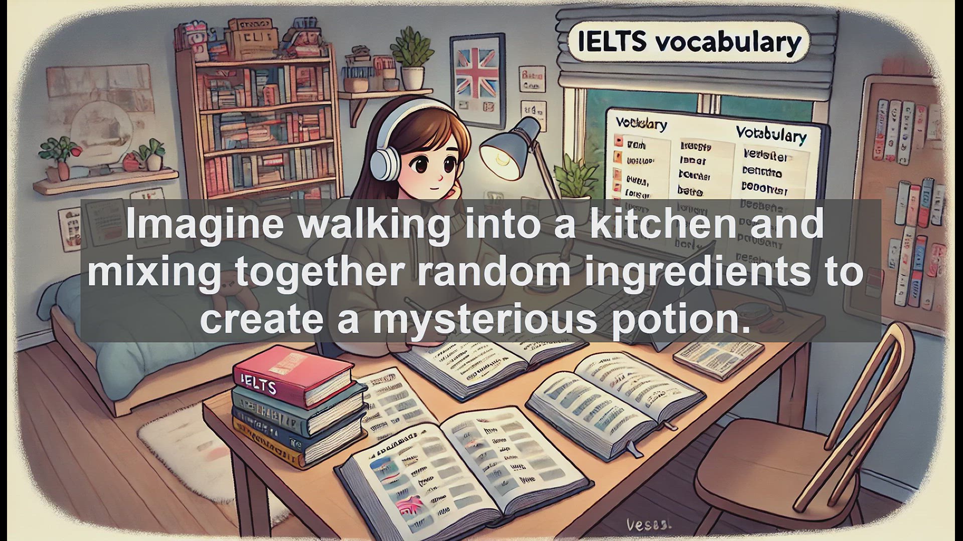 'Video thumbnail for 2500 Must Know IELTS 6.5 Vocabulary - Understanding 'Concoct': A Useful Verb for IELTS Learners'