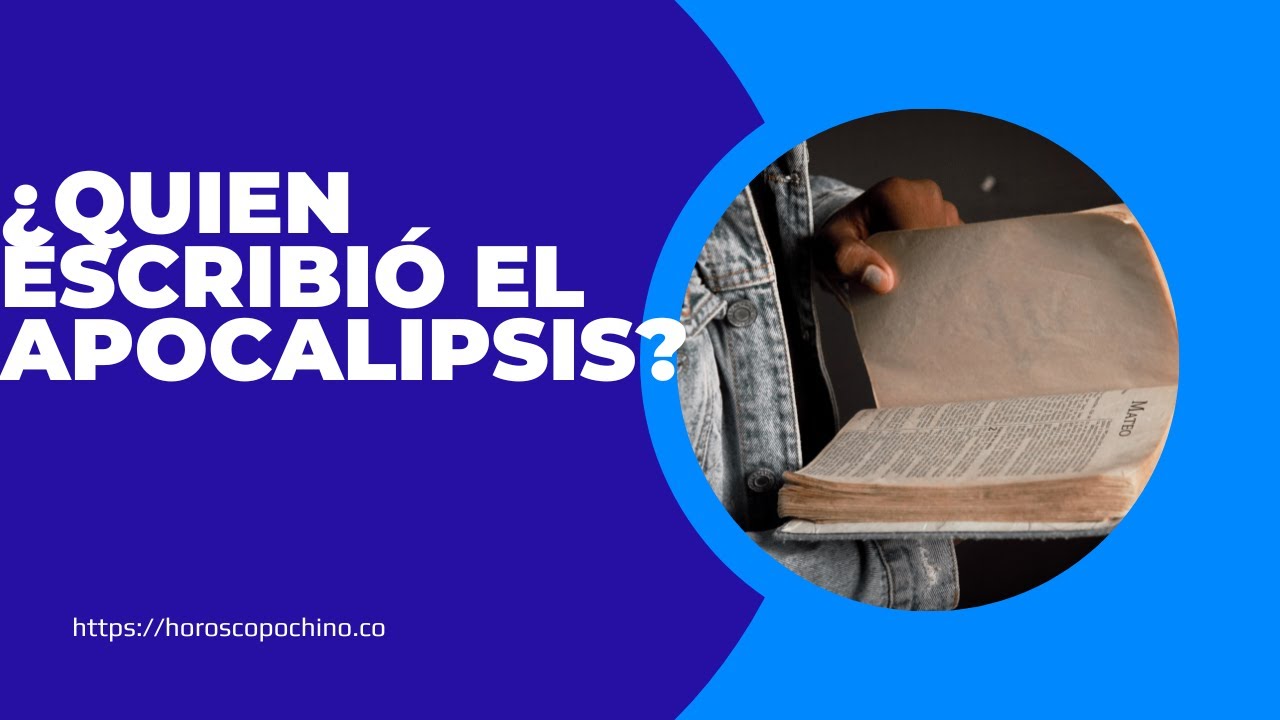 'Video thumbnail for ¿Quien escribió el apocalipsis? Video blog biblia'