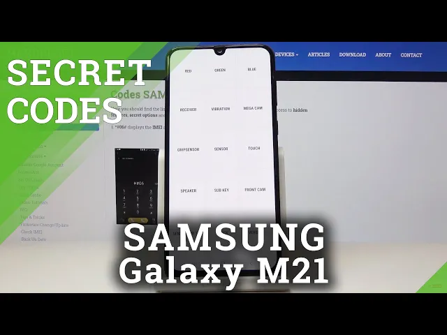 Video thumbnail for Secret Codes SAMSUNG Galaxy M21 – Service Menu / Hardware Test