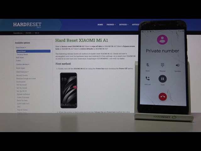 Video thumbnail for XIAOMI Mi A1 Incoming Call - Dialer Settings Presentation