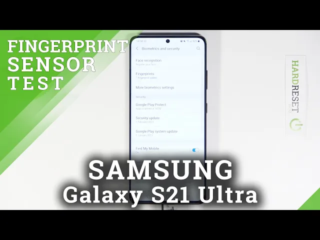 Video thumbnail for How to Use Fingerprint Sensor when Screen is Turned Off - Samsung Galaxy S21 Ultra