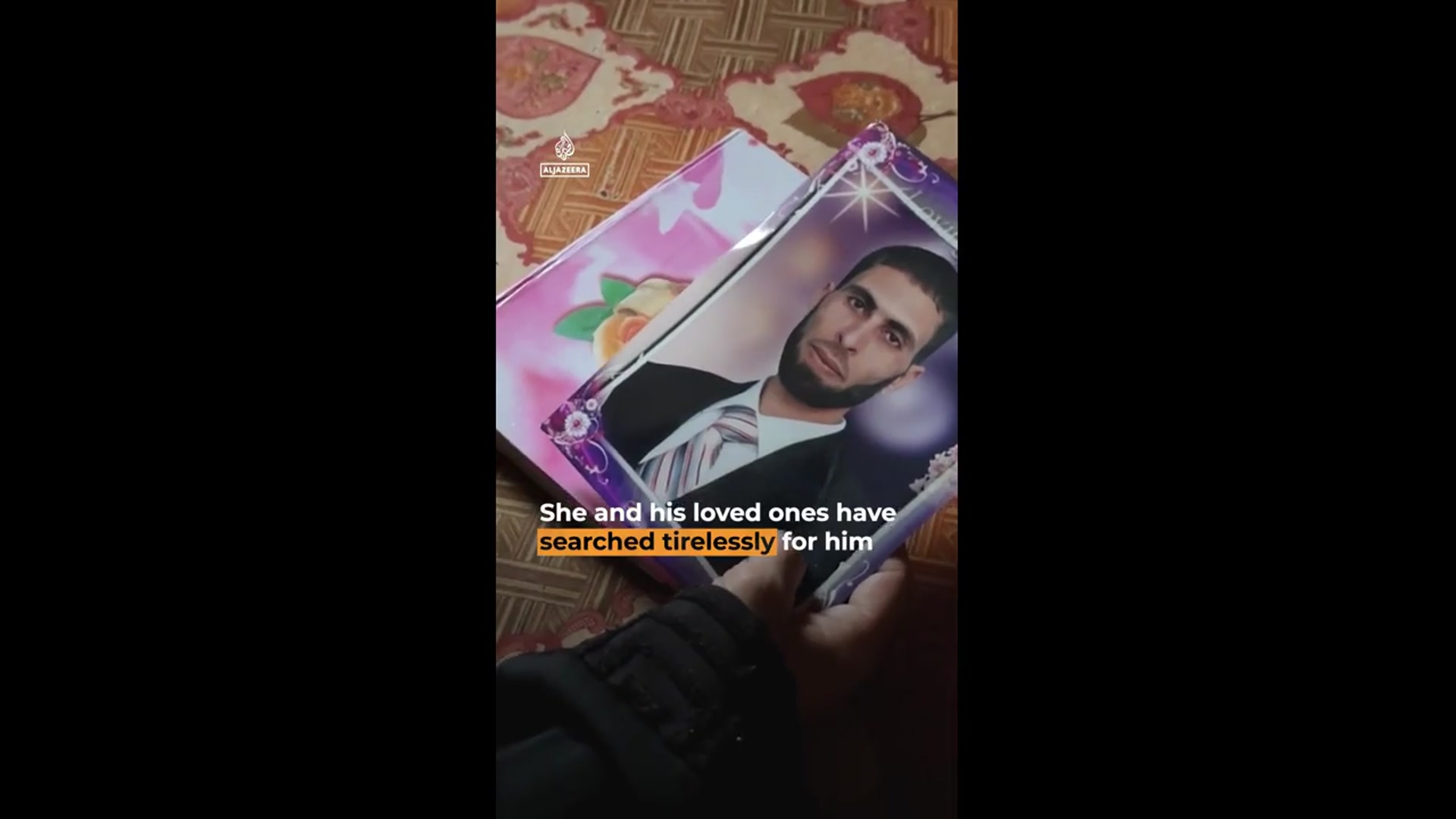 'Video thumbnail for Palestinians search for loved ones missing during the Gaza war'