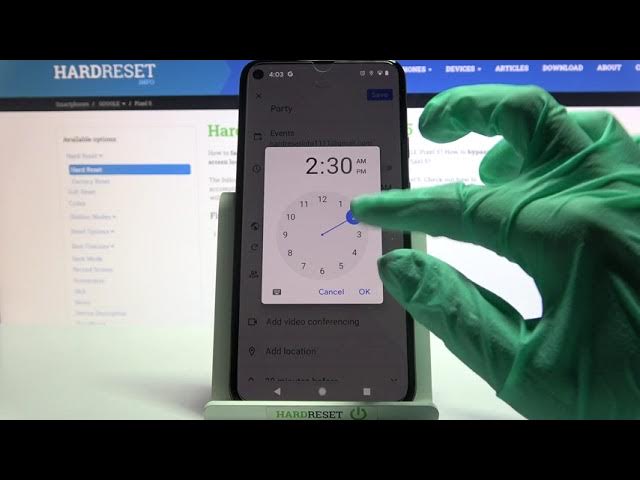Video thumbnail for How to Add Reminder in GOOGLE Pixel 5 – Set Up Calendar Event