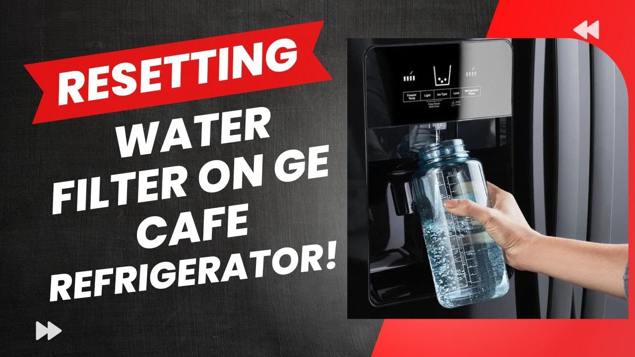Video thumbnail for Resetting Water Filter on GE Cafe Refrigerator!