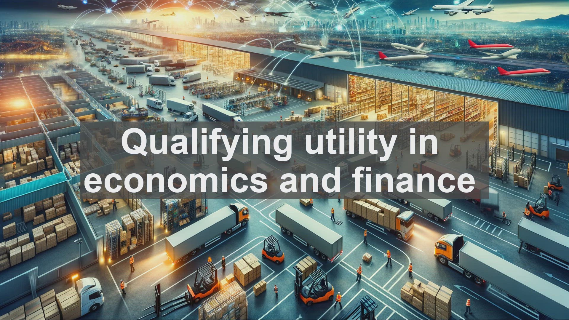 'Video thumbnail for Qualifying utility in economics and finance'