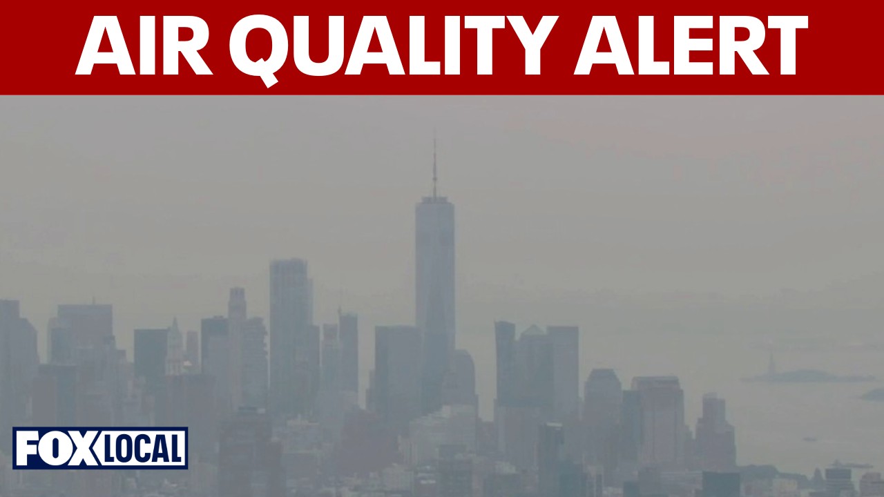 Video thumbnail for Canadian wildfire smoke forces air quality alert across tri-state area