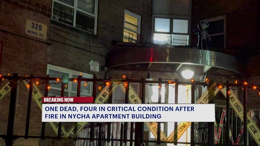 Video thumbnail for 1 dead, 4 critically injured after apartment fire at Mott Haven NYCHA building